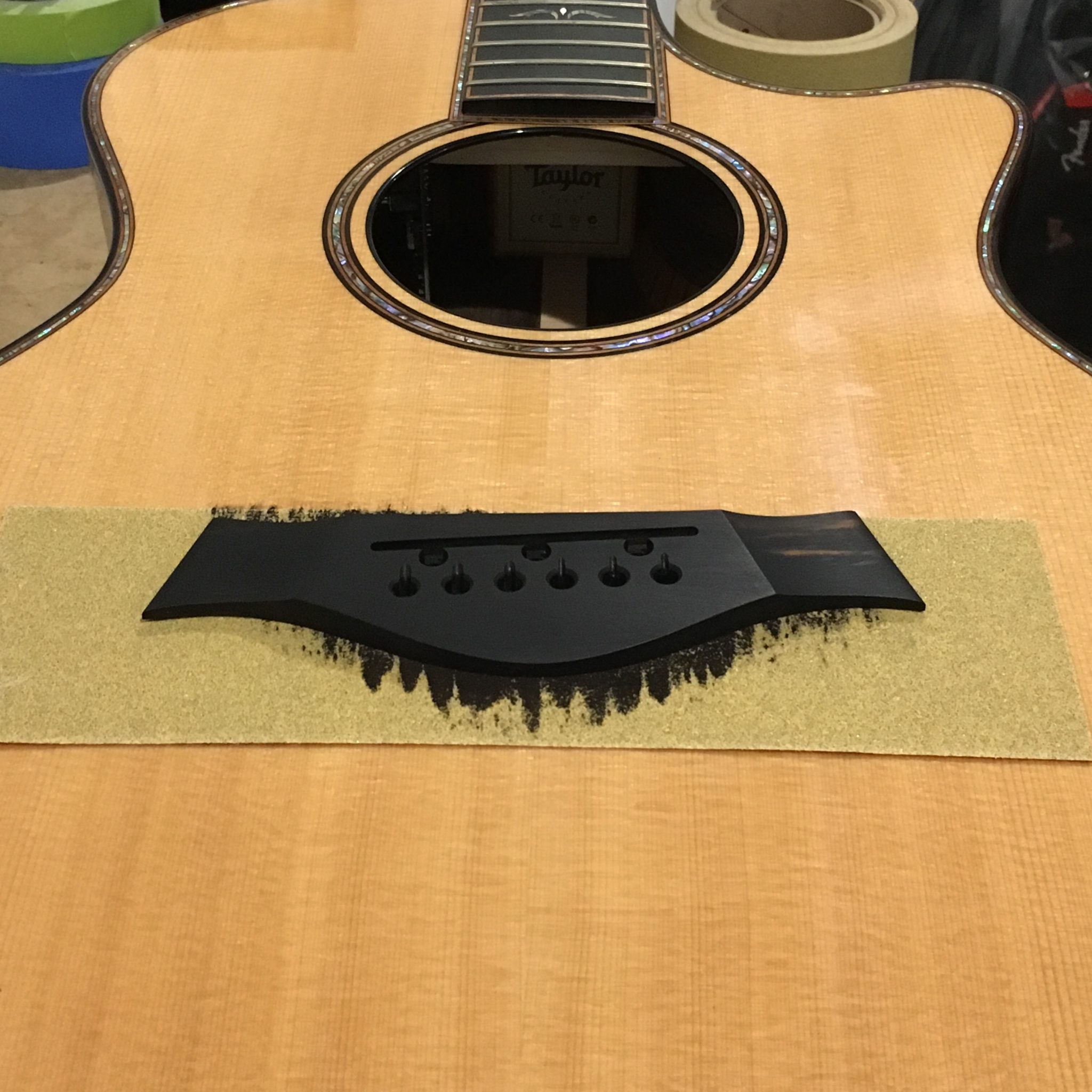 Acoustic Guitar Bridge Reglue Calico Guitarworks